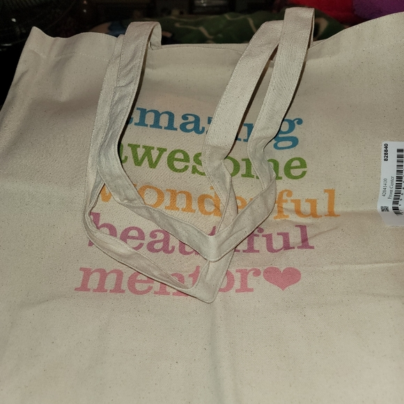 Mentor/Coach Teacher Canvas Totes NWT - Picture 2 of 4